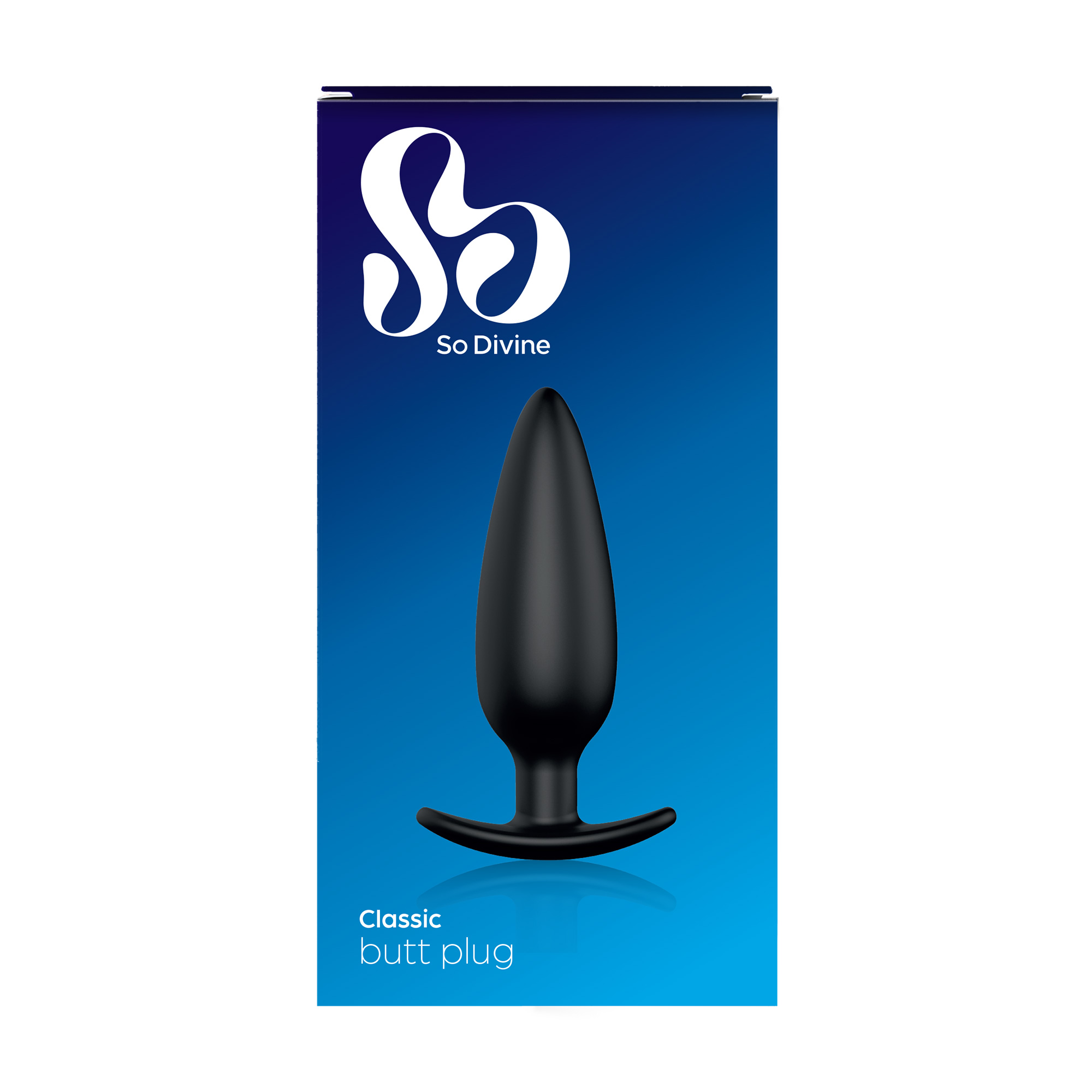 Анальна пробка So Divine Classic Butt Plug силіконова, 1 шт