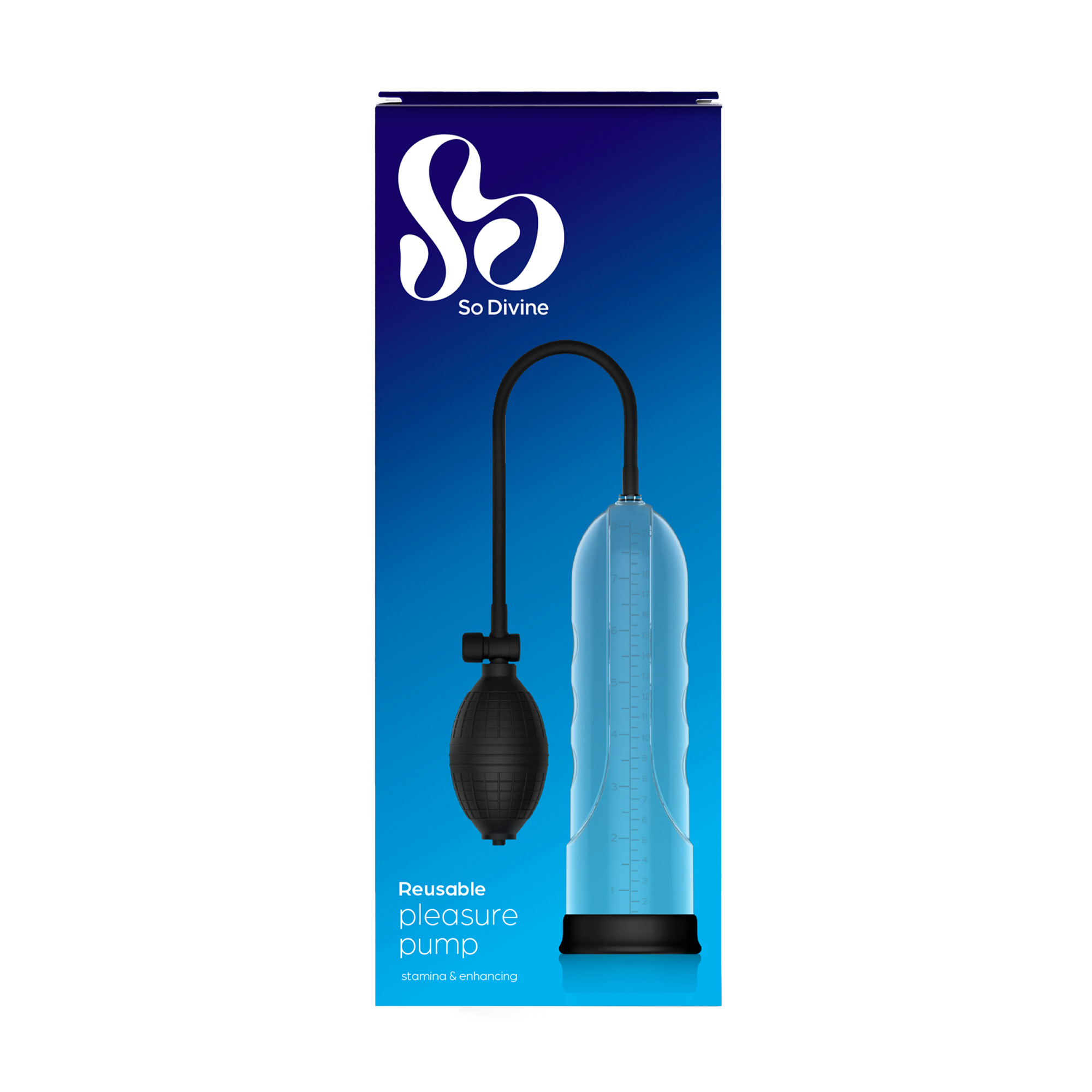 Вакуумна помпа So Divine Reusable Pleasure Pump чорна, 1 шт